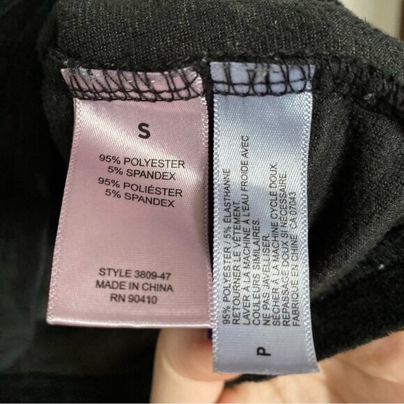 Juicy Couture Black Long Sleeve Sleep Top - Picture 4 of 4